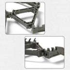 2Pcs Camping Stove Fuel Can Stabilizer, Mini Foldable Outdoor Hiking Cooking Gas Tank Bracket,Foldable Cartridge Canister Tripod (Black)