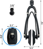 Universal Rectangular Dual Water Feed Outboard Motor Flusher Boat Ear Muff Engine for Marine