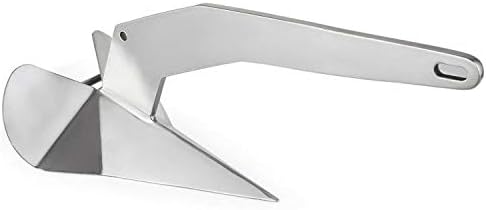 Stainless Steel Delta/Wing Style Boat Anchor Heavy Duty Triangular (13 lb/6 kg)