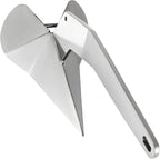 Stainless Steel Delta/Wing Style Boat Anchor Heavy Duty Triangular 11lb / 13lb 16lb /17.5lb 22lb 33lb 35lb Wing Triangle  13 lb/6 kg