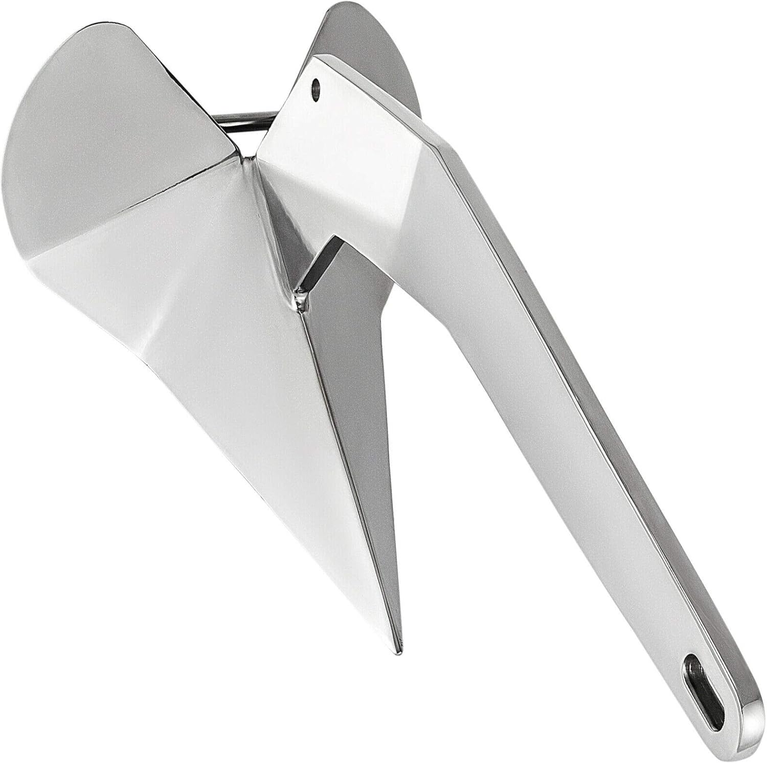Stainless Steel Delta/Wing Style Boat Anchor Heavy Duty Triangular 11lb / 13lb 16lb /17.5lb 22lb 33lb 35lb Wing Triangle  13 lb/6 kg