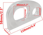 Aluminum Bow Eye，Buckle Rope Hole Marine Boat Eye Tie Off Docking Anchoring Fishing Duck Rowboat Jon Hardware Fittings