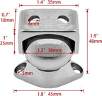 Door Stopper 316 Stainless Steel Magnet Holder Catch Installation for Yacht Boat Motorhome