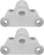 2Pcs Aluminum Boat Oar Lock Sockets Rowboat Fishing Duck Jon Right Angle Gunwale Style