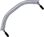 Boat 316 Stainless Steel 8-3/4'' Polished Grab Handle Oval Tube Bar Handrail for Marine Yacht RV