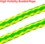 Kayak Tow Rope with Clip Dock Lines Heavy Duty Braided Line Ideal for Jet ski,watercraft Boat, Kayaking, Marine Sets of Two Ropes 1/2 Inch Diameter x 7ft Lengths Green