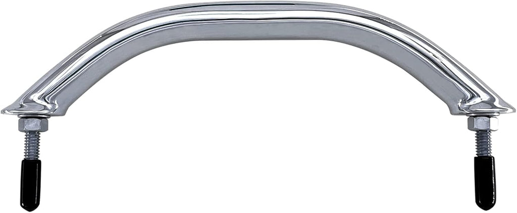 2PCS Boat 316 Stainless Steel 8-3/4'' Polished Grab Handle Oval Tube Bar Handrail for Marine Yacht RV