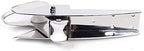 AISI 316 Stainless Steel Hinged Self-Launching Bow Anchor Roller with pivoting Dual-Roller 16.5'' for Marine Yacht Docking Accessories