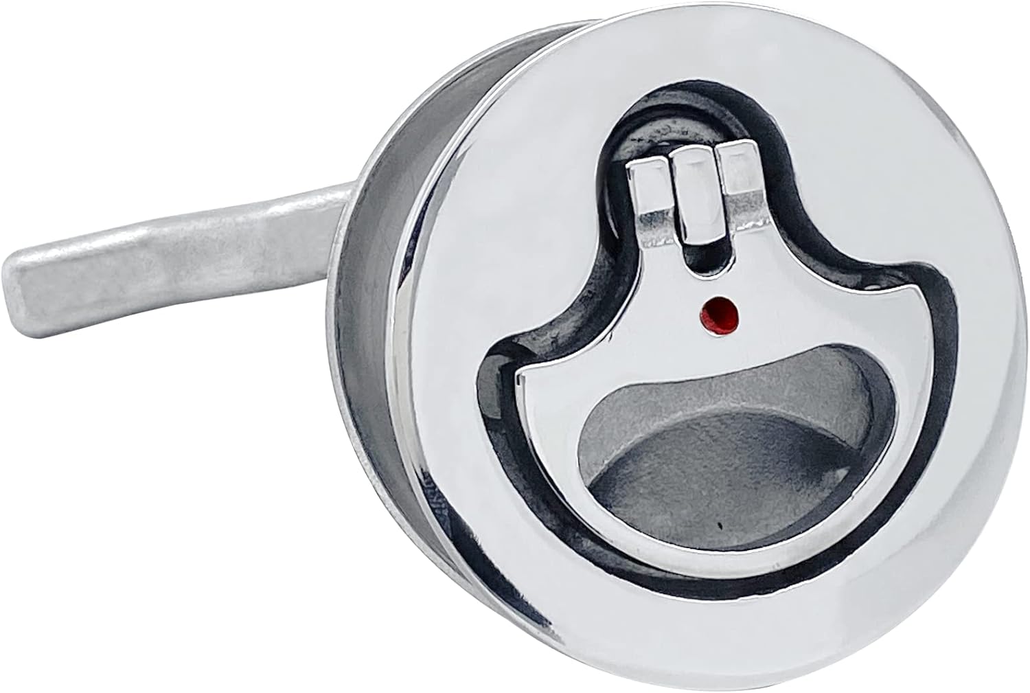 Boat Cam Latch Flush Pull Hatch Lift Stainless Steel with Back Plate Fasteners Screws