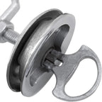Boat Cam Latch Flush Pull Hatch Lift Stainless Steel with Back Plate Fasteners Screws