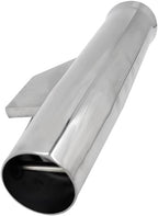 Boat Fishing Rod Holder Stainless Steel Flared Weld-on Coped Blade Angeled & with 1-7/8'' Inner Diameter White Liner for Boats