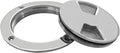 4 inch Hatch 316 Stainless Steel Round Non Slip Inspection Deck Plate with Detachable Cover for Marine Boat Yacht