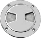 4 inch Hatch 316 Stainless Steel Round Non Slip Inspection Deck Plate with Detachable Cover for Marine Boat Yacht