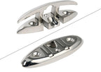Boat Folding Cleat 6" Flip-up Heavy Dock Marine Grade 316 Stainless Steel 6inch