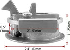 Boat Latches Stainless Steel 2", Latch Hatch Round Pull Marine Flush Locking Lift Handle Deck - Non