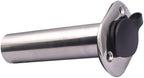 Boat Stainless Steel Fishing Rod Holder Flush Mount 90 Degree with Rubber Cap, Liner and Gasket 1Pcs