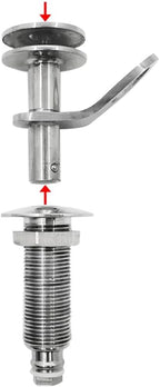 316 Stainless Steel Quick Release Bumper Boat Fender Holder Mount Cleat Hook Accessories