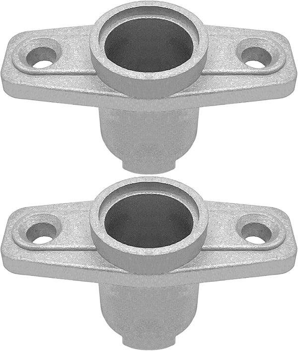 Top Mount Aluminum Oar Lock Socket Holder 90Degrees T-Shaped (2Pcs)