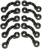 10pcs Nylon Pad Eye Straps Bimini Top Strap,Deck Loops, Kayak Anchor Boat Mount, Fitting Canoe Deck Sailing Rigging seakayak Tie