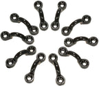 10pcs Nylon Pad Eye Straps Bimini Top Strap,Deck Loops, Kayak Anchor Boat Mount, Fitting Canoe Deck Sailing Rigging seakayak Tie