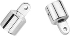 Mirror Polished Marine Bimini Top Cap Tube 1" (25.4mm) External Eye End for Boat Heavy Duty Fitting Hardware 316 Stainless Steel