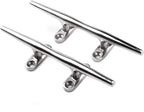 Heavy 316 Stainless Steel Dock Cleat Boat Open Base 5 inch (2PCS)