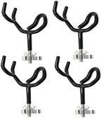 Boat Rod Holder 20 Degree Steel Wire Fishing Pole with PVC Dipped and Mounting Base(4PCS)