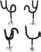 Boat Rod Holder 20 Degree Steel Wire Fishing Pole with PVC Dipped and Mounting Base(4PCS)