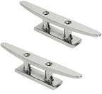 Boat Cleat 4" 316 Stainless Steel Marine Mast 2 Pcs