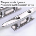 Boat Cleat 4" 316 Stainless Steel Marine Mast 2 Pcs