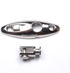 Heavy Duty 360 Degrees Swivel Quick Release Deck Hinge Side Mount 316 Stainless Steel Boat Bimini Top Hardware Without fasterneres