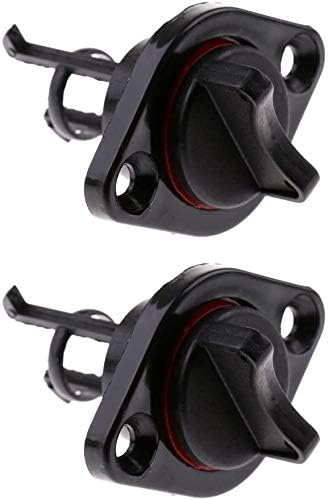25mm 1'' Black Nylon Marine Yacht Drain Plug Bung Socket