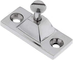 2PCS Bimini Top Side Mount Deck Hinge Fitting Hardware Base High Polished Marine Grade 316 Stainless Steel