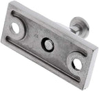 2PCS Bimini Top Side Mount Deck Hinge Fitting Hardware Base High Polished Marine Grade 316 Stainless Steel