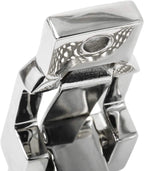 Heavy Duty 316 Stainless Steel Folding Mast Step with Diamond Tread Pattern for Boat,Yacht,Car,Truck