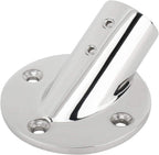 7/8''(22mm) 30 Degree Heavy Dudy 316 Stainless Steel Marine Tube Boat Hand Rail Round Base Bimini Top Fitting Hardware