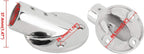 7/8''(22mm) 30 Degree Heavy Dudy 316 Stainless Steel Marine Tube Boat Hand Rail Round Base Bimini Top Fitting Hardware