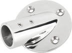 7/8''(22mm) 30 Degree Heavy Dudy 316 Stainless Steel Marine Tube Boat Hand Rail Round Base Bimini Top Fitting Hardware