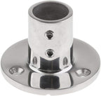 7/8''(22mm) 90 Degree Heavy Dudy 316 Stainless Steel Marine Tube Boat Hand Rail Round Base Bimini Top Fitting Hardware