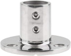 7/8''(22mm) 90 Degree Heavy Dudy 316 Stainless Steel Marine Tube Boat Hand Rail Round Base Bimini Top Fitting Hardware