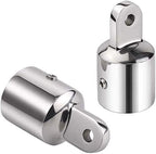 Marine Bimini Top Cap 316 Tube 3/4" External Eye End for Boat Heavy Duty Fitting Hardware Stainless Steel