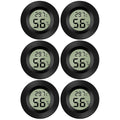 Mini Digital Hygrometer Thermometer Temperature Humidity Meter for Indoor Greenhouse Living Room 6 Pieces