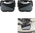 Bike rear pedal folding pedal footrest - mountain bike trekking cycling bike accessories pedals resin universal pegs footrest axle extension foot pedal rear black 1 pair 9.1 x 9.4 cm