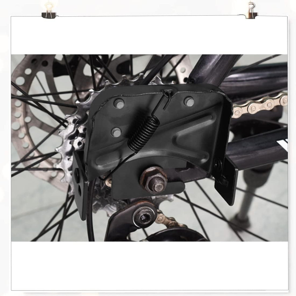 Bike rear pedal folding pedal footrest - mountain bike trekking cycling bike accessories pedals resin universal pegs footrest axle extension foot pedal rear black 1 pair 9.1 x 9.4 cm