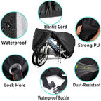 Bike covers for 2-3 e-bikes, rain, sun, UV, dustproof, waterproof, with lock hole, mountain and road