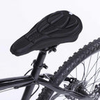 Petluno Bike Seat Cushion Cover, PE Foam Comfortable Breathable Bicycle Saddle Water & Dust Resistant Covers Fits Spin, Exercise Bike, Outdoor or Indoor Cycling