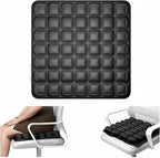 3D Air Cell Travel Cushion - Inflatable Seat Cushion for Airplane, Car, Office Chair, and Wheelchair