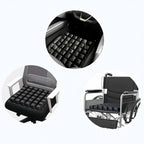 3D Air Cell Travel Cushion - Inflatable Seat Cushion for Airplane, Car, Office Chair, and Wheelchair