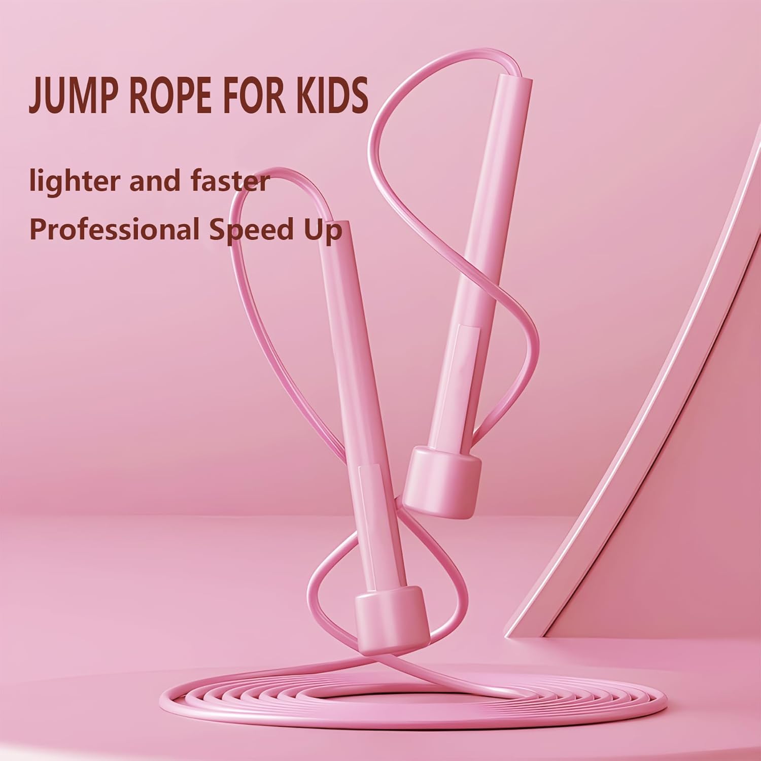 Kids Jump Rope, 3-Pack Set, Jump Rope for Kids 8-12, Beginners, and Adults - Lightweight, Tangle-Free, Adjustable PVC Rope - Jump Rope Kids, Jump Rope for Women (3 pcs)