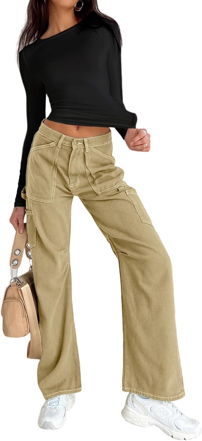 Women's Casual Basic Going Out Crop Tops Slim Fit Short Sleeve Crew Neck Tight T Shirts 2025